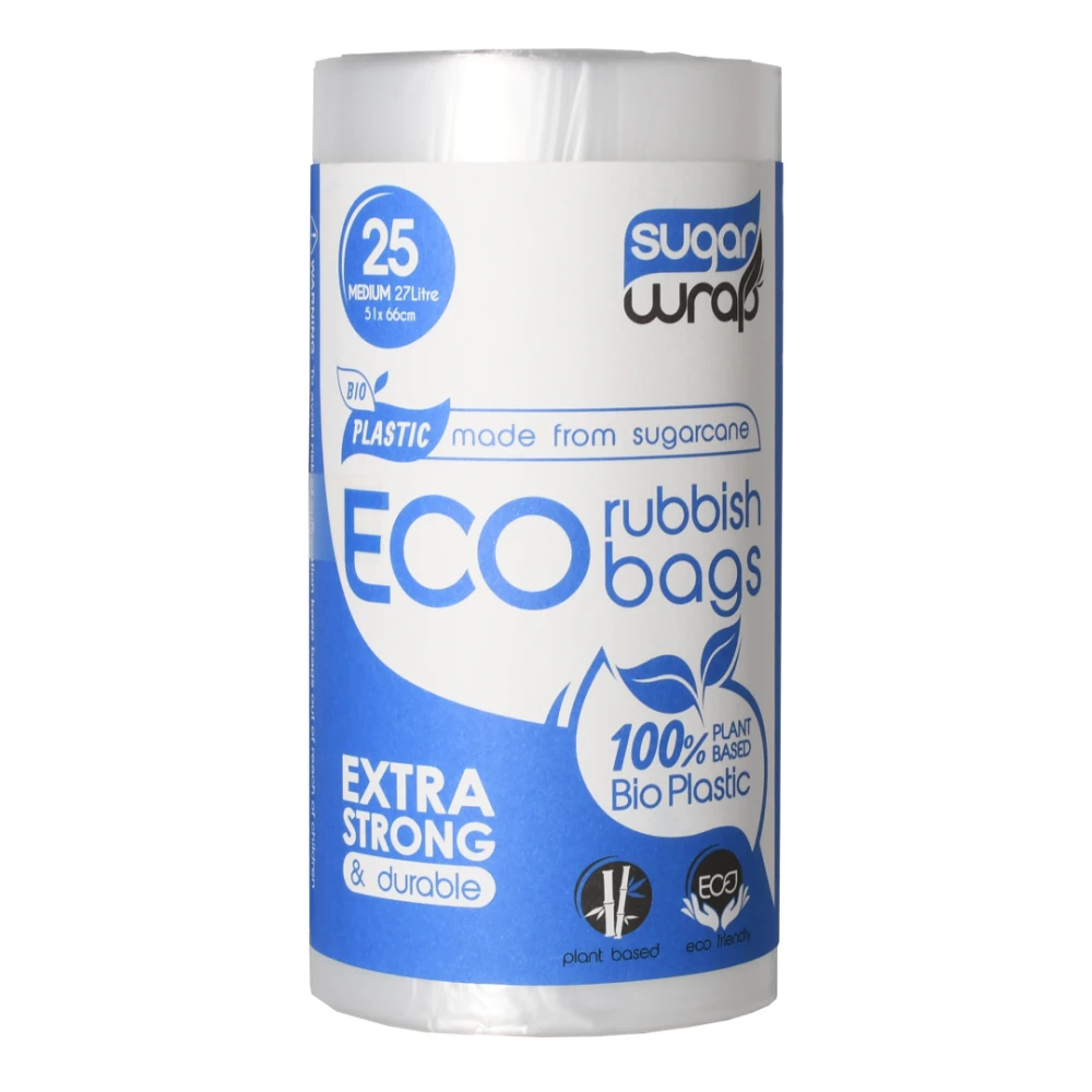 Medium 27L Eco Rubbish Bags 25 bags /12