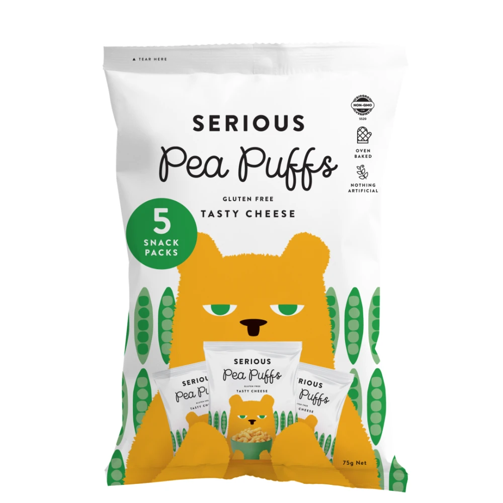 NON-GMO MultiPuff Cheese 75g/6