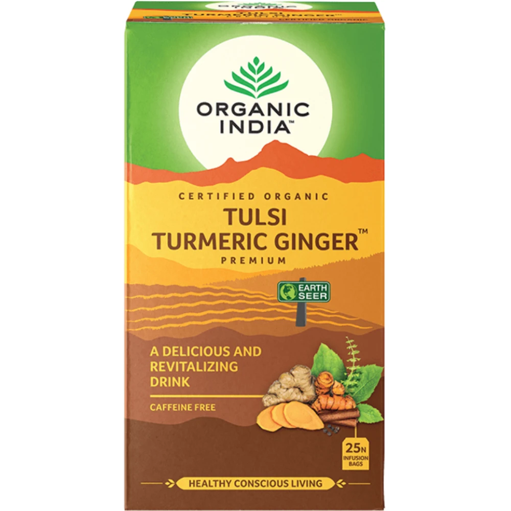 Tulsi Turmeric Ginger 25xTeabags 47.5g /5