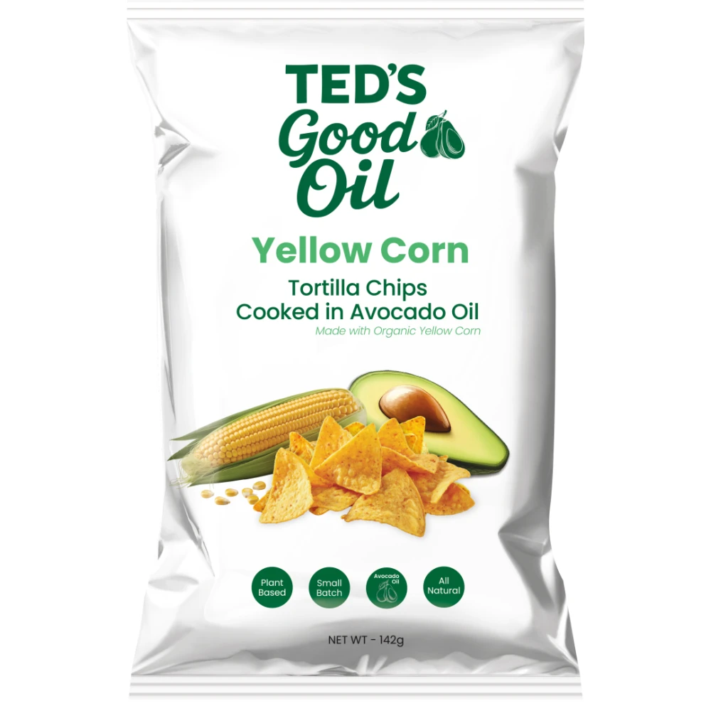 Ted's Tortilla Chips Yellow Corn 142g/12