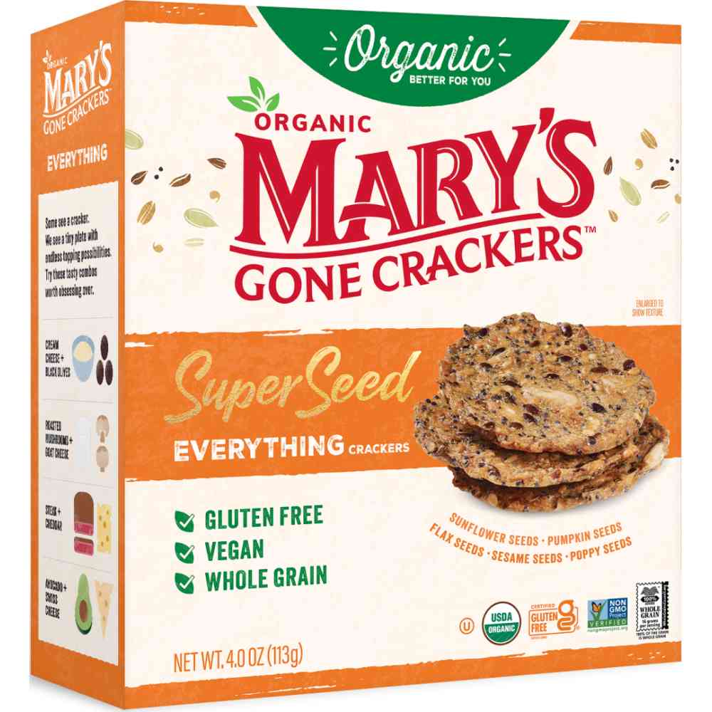 NEW Crackers Super Seed Everything 113g/6