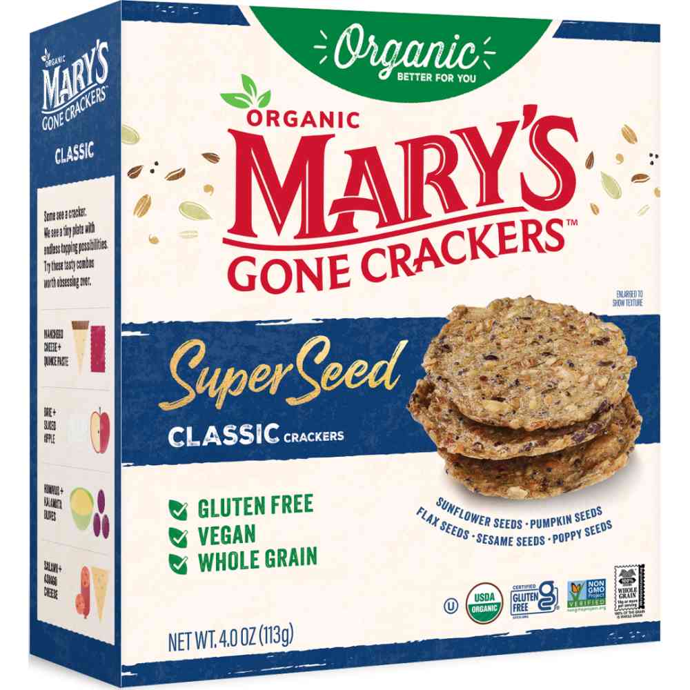 NEW Crackers Super Seed Classic 113g/6