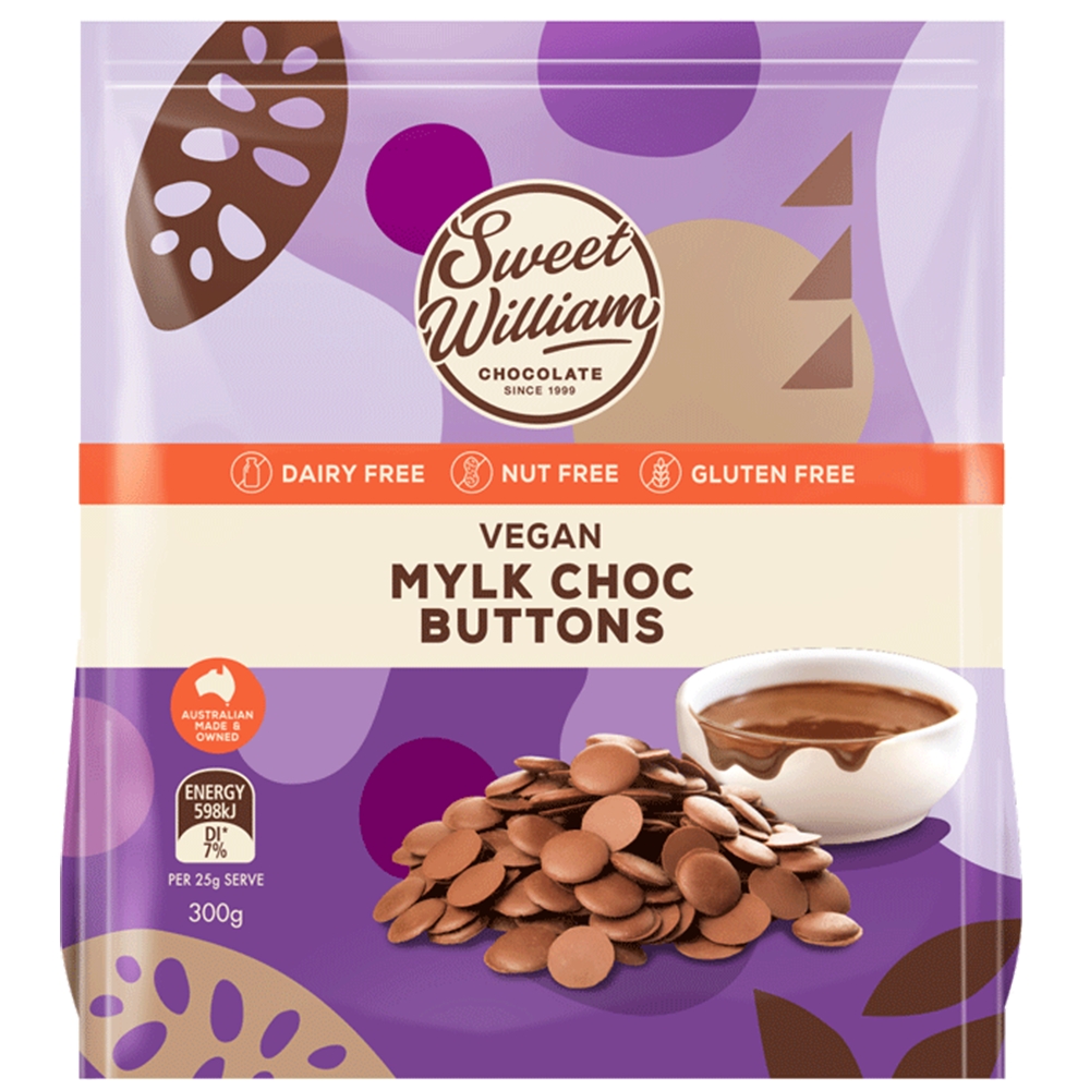 300g Mylk Choc Buttons 5 Pks