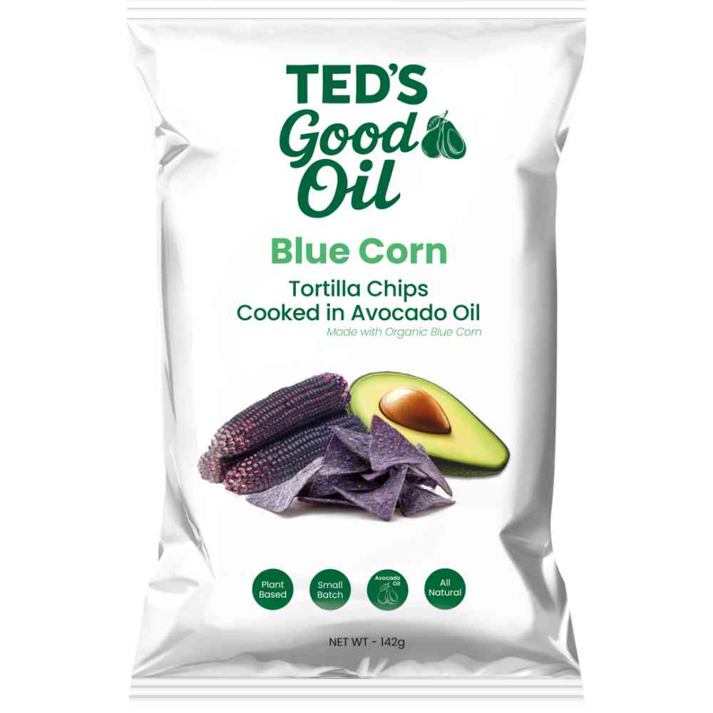 Ted's Tortilla Chips Blue Corn 142g/12