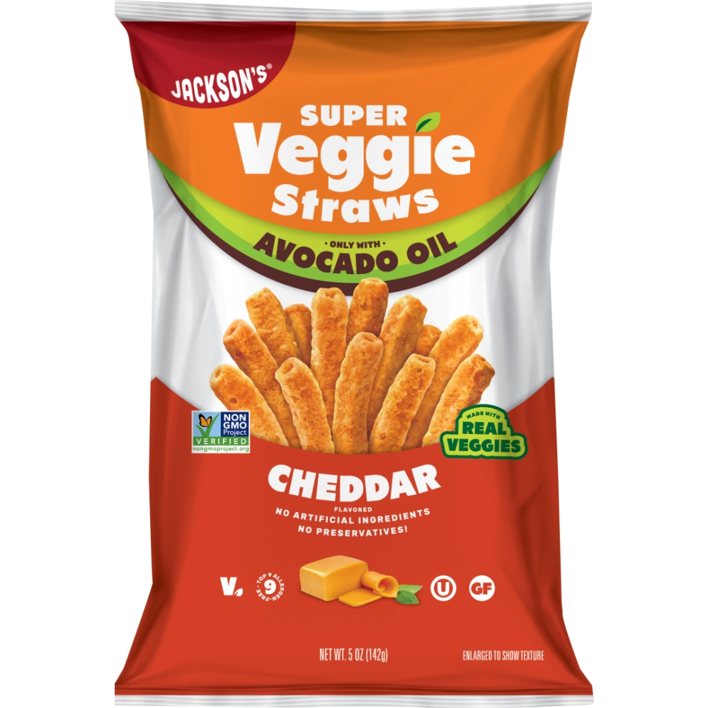 Avo CheddarVegieStraws 142g/12