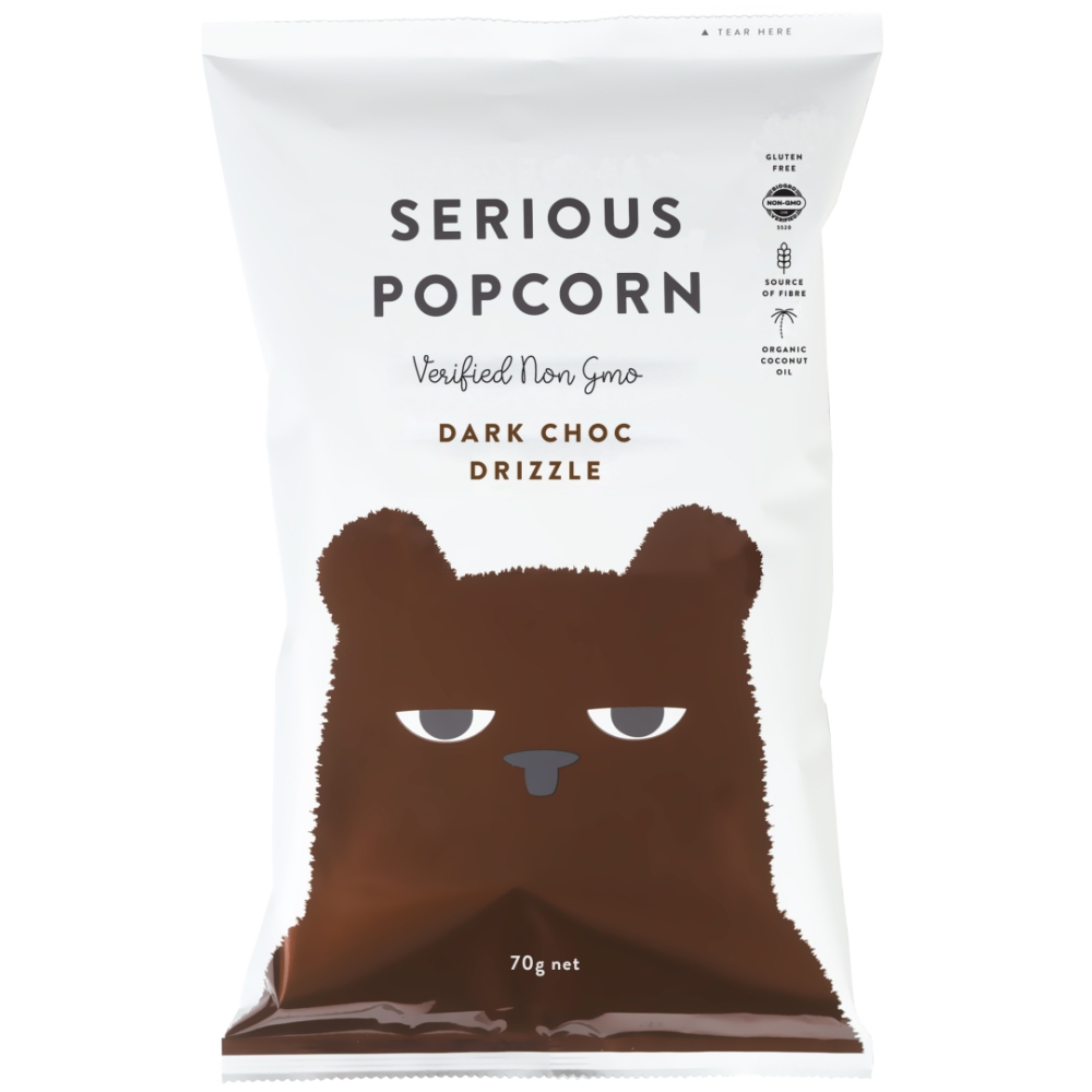 SP Popcorn DarkChoc 70g/12