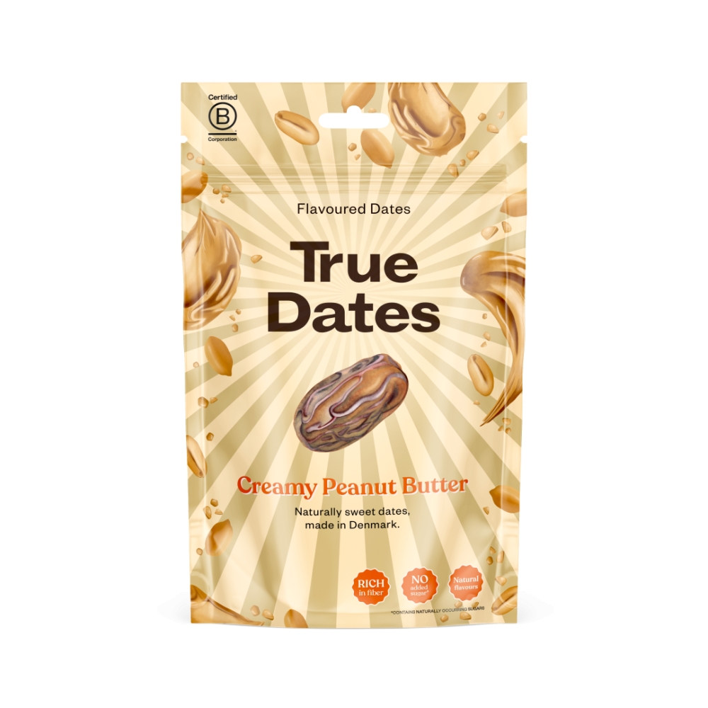 True Dates Pnut Butter 100g/12
