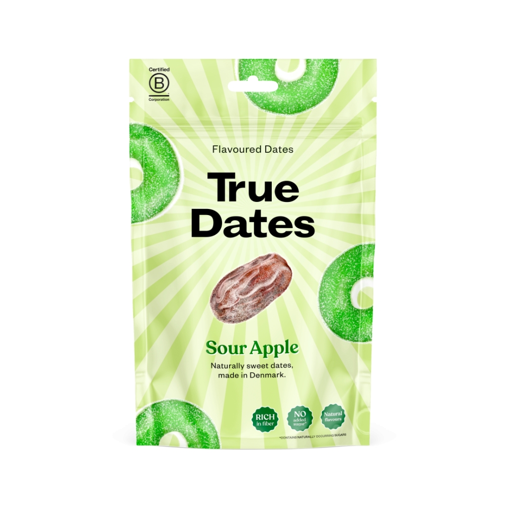 True Dates Sour Apple 100g/12