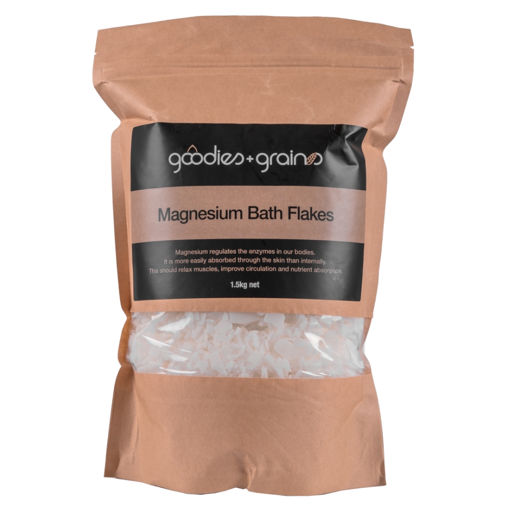 Large Magnesium Bath Flakes 1.5kg /4