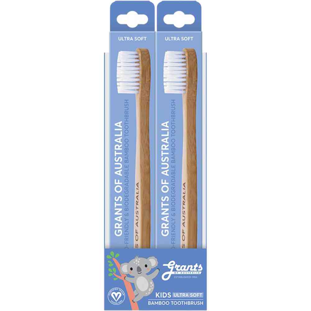 Kids Ultra Soft Bamboo Toothbrush 1 brush /12