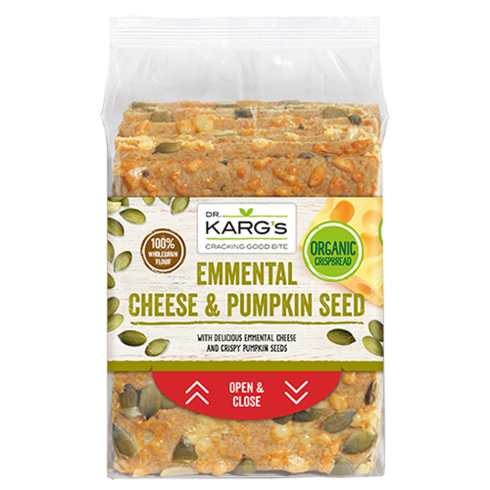 Dr Karg - Emmental Cheese & Pumpkin Seeds 200g/12