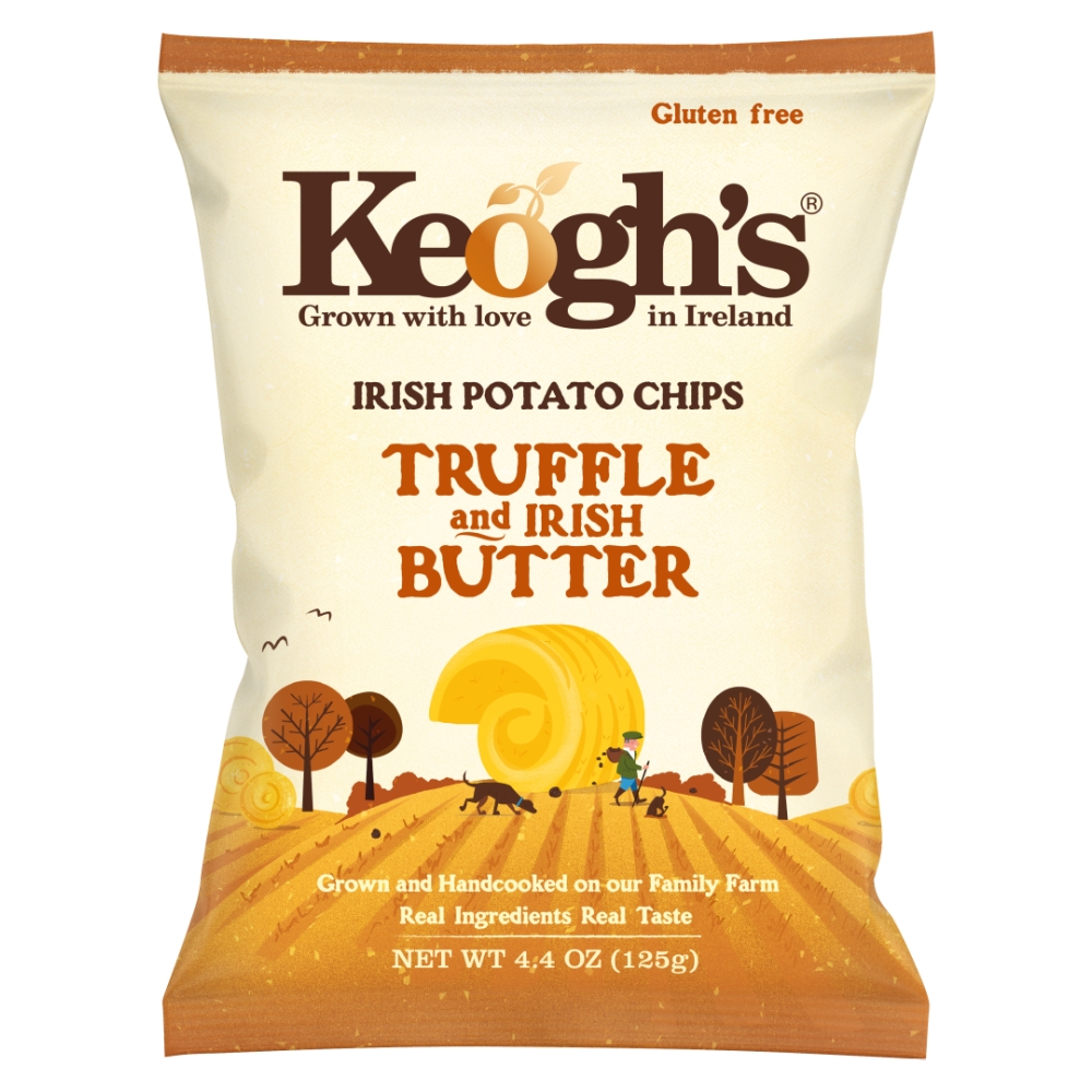 Truffle Irish Butter Potato Chips 125g /12
