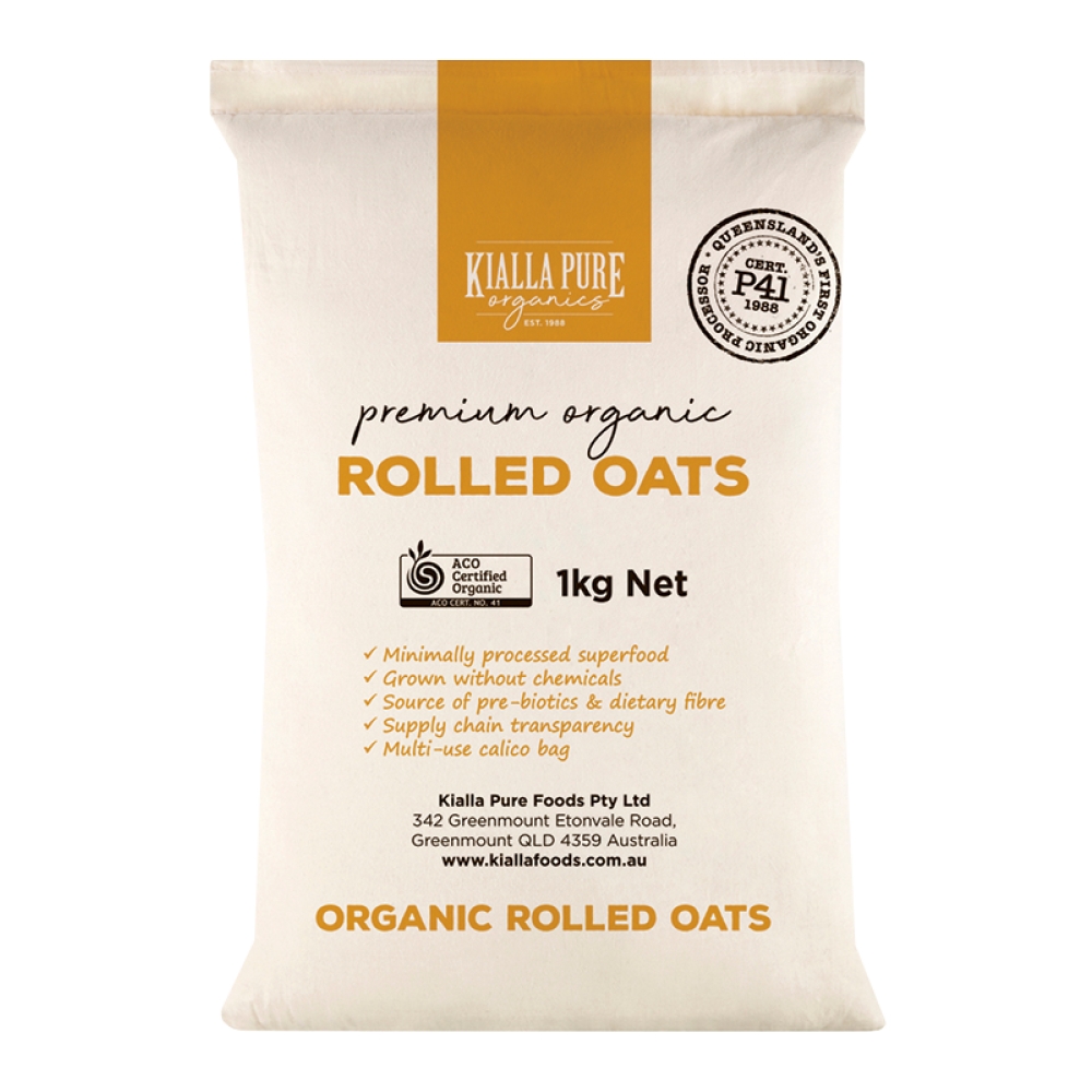 KF CALICO ORG RolledOats 1kg/8