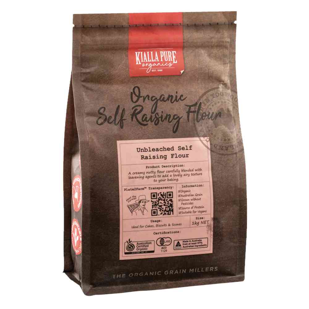 KF ORG SelfRaising Flour 1kg/8