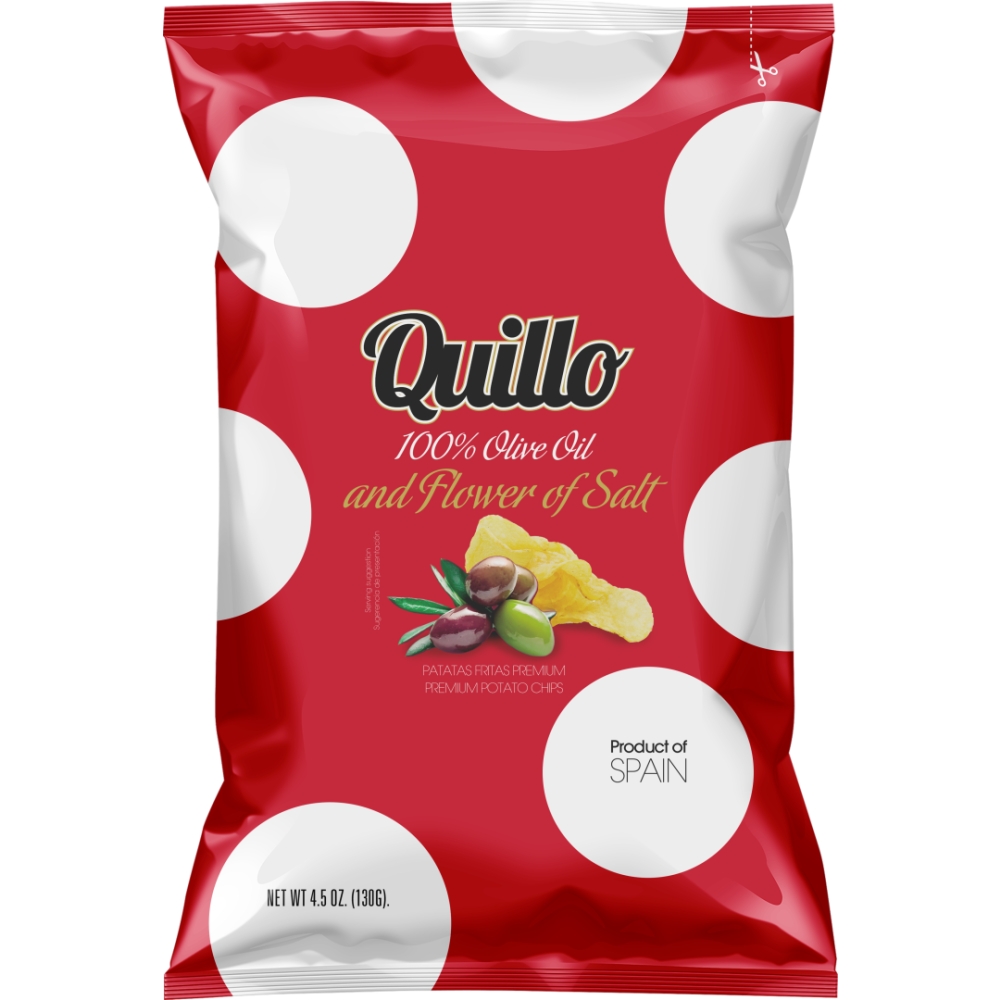Olive Oil Sea Salt Potato Chips 130g /8