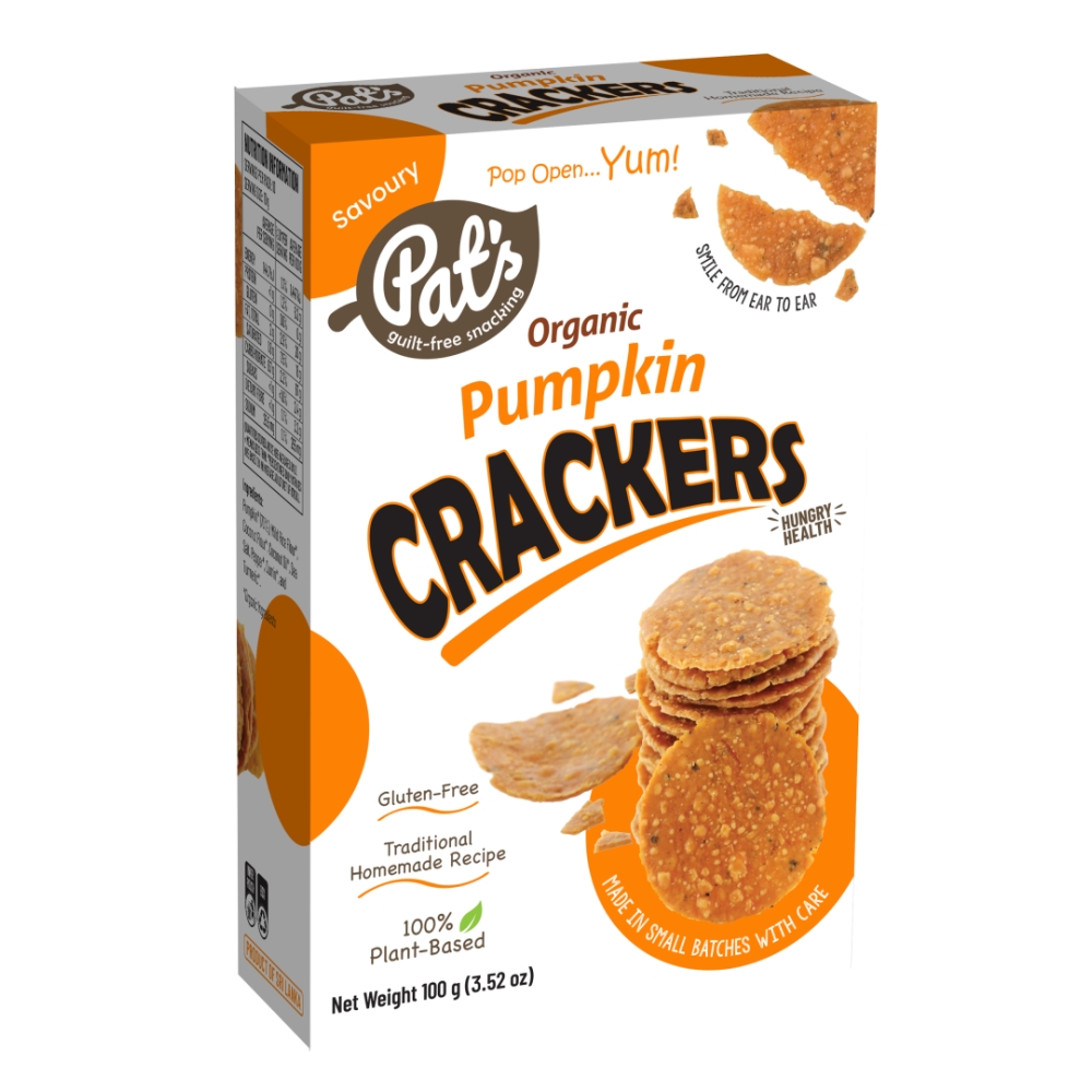 PO Pumpkin Crackers 100g/12
