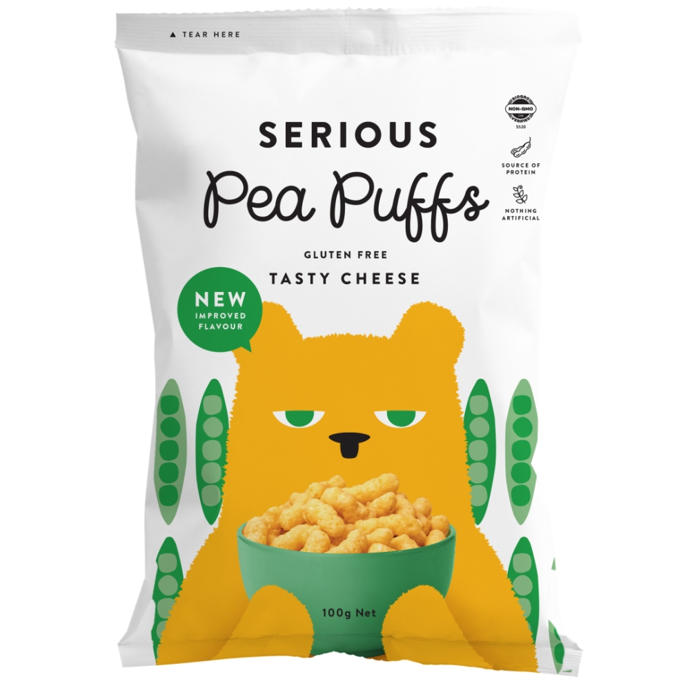 NON-GMO Puffs Cheese 100g/12