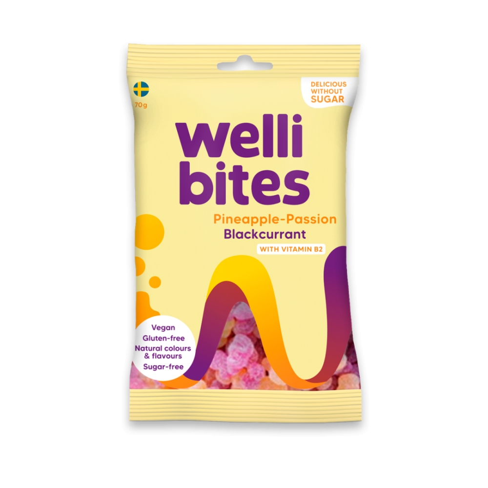 Pineapple Passion Blackcurrant Gummies 70g /24