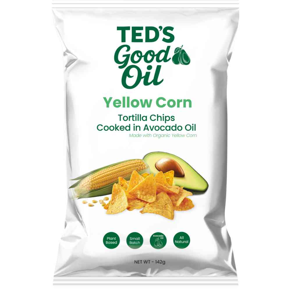 Ted's Tortilla Chips Yellow Corn 142g/12